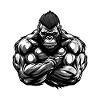 Gorilla Muscles Bodybuilding