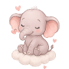 Mignon bébé éléphant