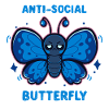 Antisozialer Schmetterling