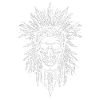 skull totem indian