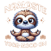 Namaste Sloth Yoga Mood