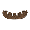 Embroidered bratwurst