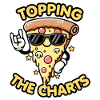 Kawaii Chibi Pizza Topping the Charts Fun Food Pun