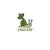 Celery Snail Illustration with Pun