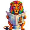 toilet lion