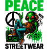 Alien with Peace Boombox