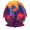 Blue Dragon Sunset