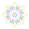 Punkte Mandala Illusion