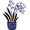 Conception de plante mignonne