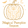 Magical Pumpkin - Cat & Fall Witchy Design