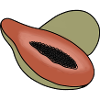 Leckere Frucht-Papaya