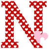 Lettre n cœur