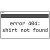 404 shirt not found