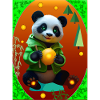 Cyber Panda With Neon Lemon