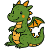 petit bébé dragon mignon