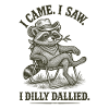 Lustiger Waschbär