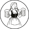 Bier mädchen