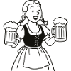 Bier mädchen