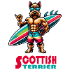 Scottish Terrier Surfer