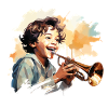 The Energetic Trumpeter