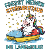 Einhorn Tretbootfahrt