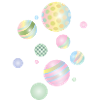 Bunte Pastell-Murmeln – Verspieltes Kugeldesign