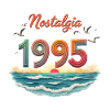 Nostalgia 1995 – Retro Sunset Design