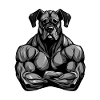 Dog muscles