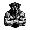Dog Muscles Workout Gym