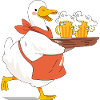 Goose the waiter