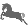Graues Pferd