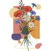 A bouquet of wildflowers
