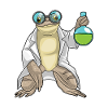 Frog Scientist Test Tube