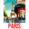 Traditional Paris T-Shirt Souvenir