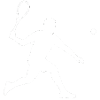 Squashspieler spielt Squash