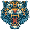 Roaring Tiger – Wild power design.