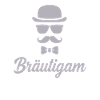 Bräutigam JGA Hut Schnurrbart