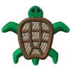 Embroidered turtle