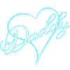 Daddy with Heart Boy Blue