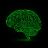 NeonTech Brain Geist trifft Schaltkreis
