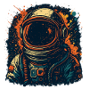 RETRO LOOK ASTRONAUT