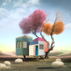 small haunted treehouse solitude surreal