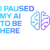 Ho messo in pausa la mia intelligenza artificiale per essere qui" - Futuristic Tech Tee