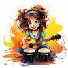 The Rhythmic Bongo Player