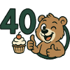 Bärenstark mit 40