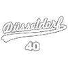 Düsseldorf 40 lettering