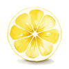 Painted lemon