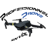 Professionnel drone en vol 1
