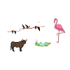 CAMARGUE TEXTE ANIMAUX MARAIS