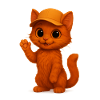 Chat mignon avec Cappy